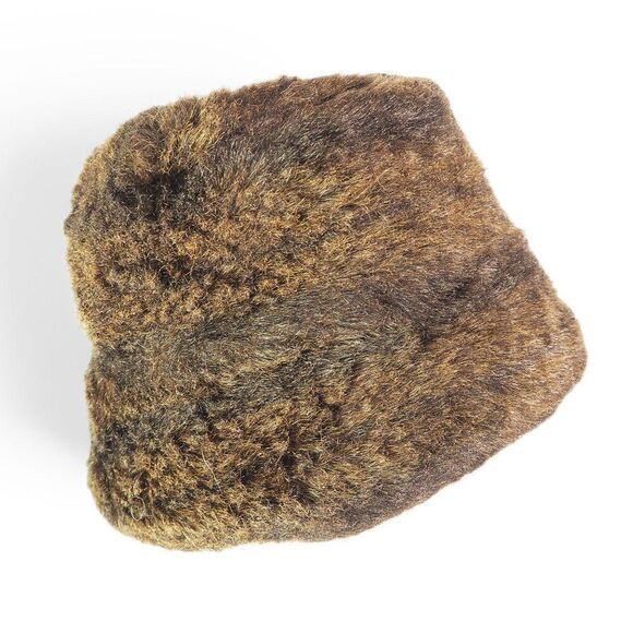 C.C Vintage 90s Faux Fur Bucket Hat Brown OS - Picture 4 of 7